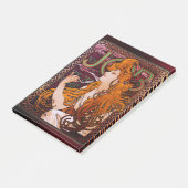 JOB von Alphonse Mucha Post-it Klebezettel (angewinkelt)