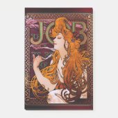 JOB von Alphonse Mucha Post-it Klebezettel (Vorderseite)