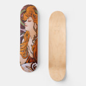 JOB von Alphonse Mucha Skateboard (Vorderseite)