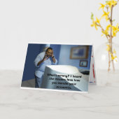 Job-Werbeaktion-Glückwünsche Karte (Gelbe Blume)