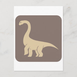 Jobaria Sauropod Dinosaur Icon Postkarte