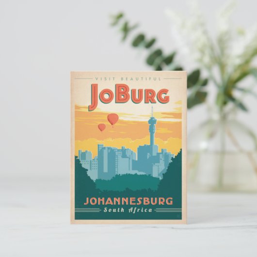 JoBerg, South Afrika Postkarte (Stehend Vorderseite)