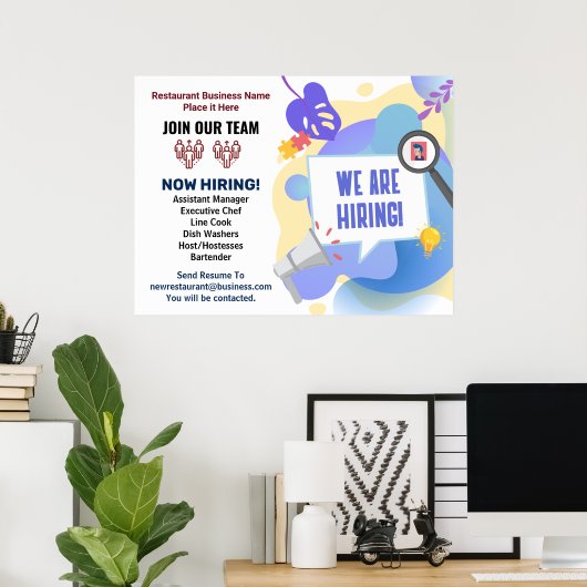 Jobhilfe Gewollt Jetzt das Anmieten eines benutzer Poster (Heimbüro)