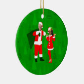 jobiden santa kamala harris christmas keramik ornament (Rechts)