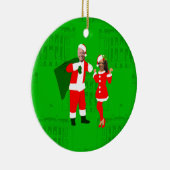 jobiden santa kamala harris christmas keramik ornament (Rechts)