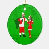 jobiden santa kamala harris christmas keramik ornament (Links)