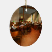 Jobs anderer - Büro - seine Nachrichten Keramik Ornament (Rechts)