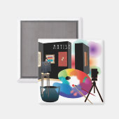 Jobs Artist Magnet (Vorderseite/Rückseite)