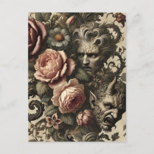 🩸 Jobs for Boys – Gothic Victorian Feiertagspostkarte