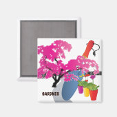 Jobs Gardner Magnet (Vorderseite/Rückseite)