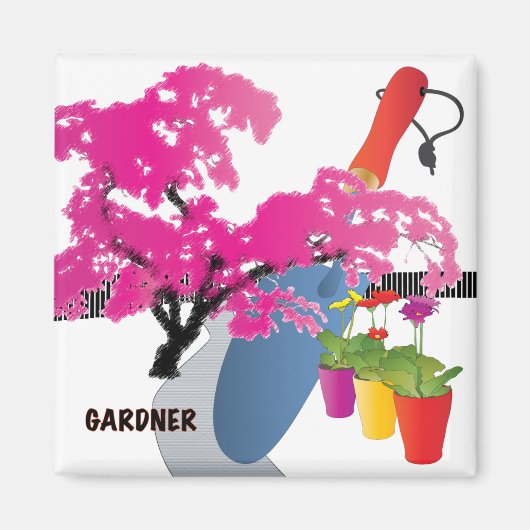 Jobs Gardner Magnet (Vorne)