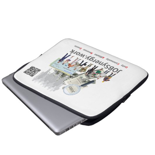 JOBSynergy - Laptop-Sieb 13" Laptopschutzhülle (Vorne Knopf)