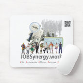 JOBSynergy - Maus-Pad Mousepad (Mit Mouse)