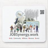 JOBSynergy - Maus-Pad Mousepad (Vorne)