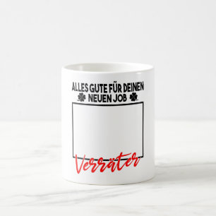 Jobwechsel Abschiedsgeschenk für Kollegen Kaffeetasse