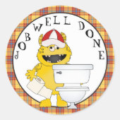 JobWell-done-Potty Training Sticker (Vorderseite)