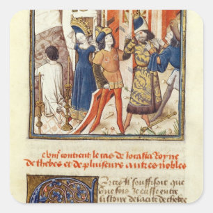 Jocasta, Königin von Thebes Quadratischer Aufkleber