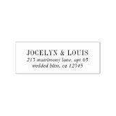 Jocelyn Modern Wedding Gummistempel (Prägung)