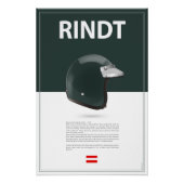 Jochen Rindt Helmet Poster (Vorderseite)