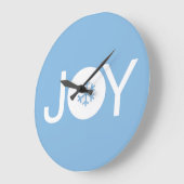 JoChristmas Blue Large Clock Große Wanduhr (Winkel)