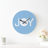 JoChristmas Blue Large Clock Große Wanduhr (Zuhause)