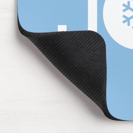 JoChristmas Blue Mouse Pad Mousepad (Ecke)