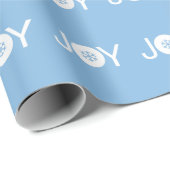 JoChristmas Blue Wrapping Paper Geschenkpapier (Rolleneckpunkt)