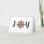 JoChristmas Compass Rose Karte (Vorderseite)