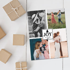 JoChristmas Familie Foto Collage Xmas Feiertagspostkarte