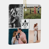 JoChristmas Family Foto Collage Keramikornament (Rechts)