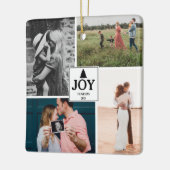 JoChristmas Family Foto Collage Keramikornament (Links)
