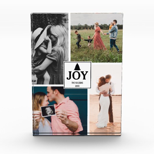 JoChristmas Family Foto Collage Xmas Block (Vorderseite)