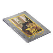 JoChristmas Foto Silver & Gold Spiral Notebook Notizblock (Rechte Seite)