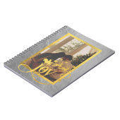 JoChristmas Foto Silver & Gold Spiral Notebook Notizblock (Linke Seite)