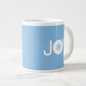 JoChristmas Gigant Blue Coffee Tasse (Vorderseite Rechts)