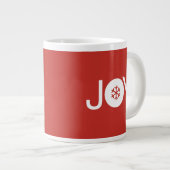 JoChristmas Gigant Red Coffee Tasse (Vorderseite Rechts)