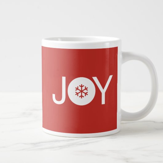 JoChristmas Gigant Red Coffee Tasse (Rechts)