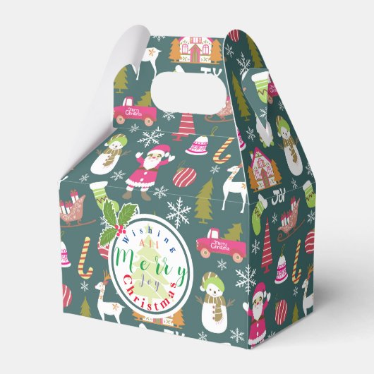 JoChristmas Green Geschenkschachtel (Vorderseite)