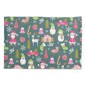 JoChristmas Green Kissenbezug (Rückseite)