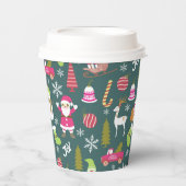 JoChristmas Green Pappbecher (Vorderseite)