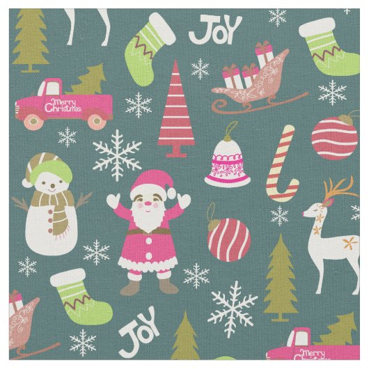 JoChristmas Green Stoff (Nahaufnahme)