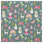 JoChristmas Green Stoff (Muster)