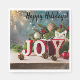 JoChristmas Holiday Napkins Serviette