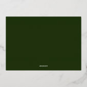 JoChristmas Holiday Pregnancy Ankündigung Gold (Rückseite)