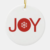 JoChristmas Keramik Ornament (Vorne)