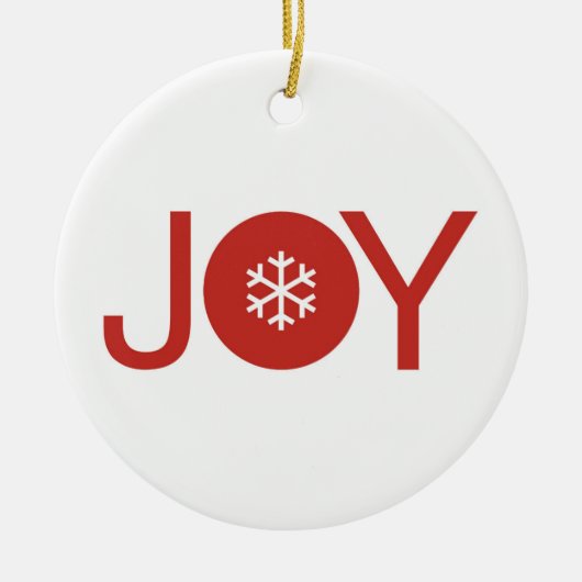 JoChristmas Keramik Ornament (Vorne)