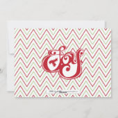 JoChristmas Monogram Holiday Foto Card Feiertagskarte (Rückseite)