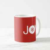JoChristmas Red Coffee Tasse (VorderseiteRechts)