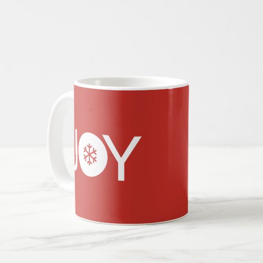JoChristmas Red Coffee Tasse (Vorderseite Links)