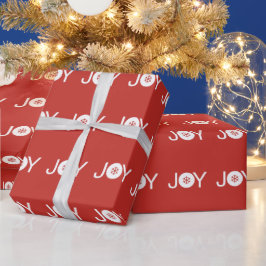 JoChristmas Red Wrapping Paper Geschenkpapier